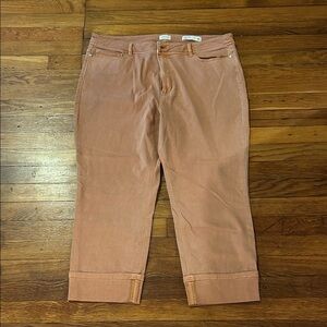 J. Jill Women's Cropped Jeans in Tan